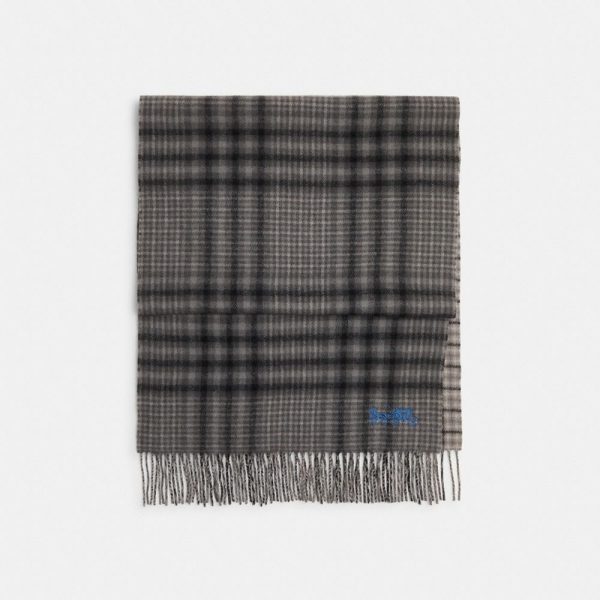 Coach Reversible Plaid Muffler - Preorder