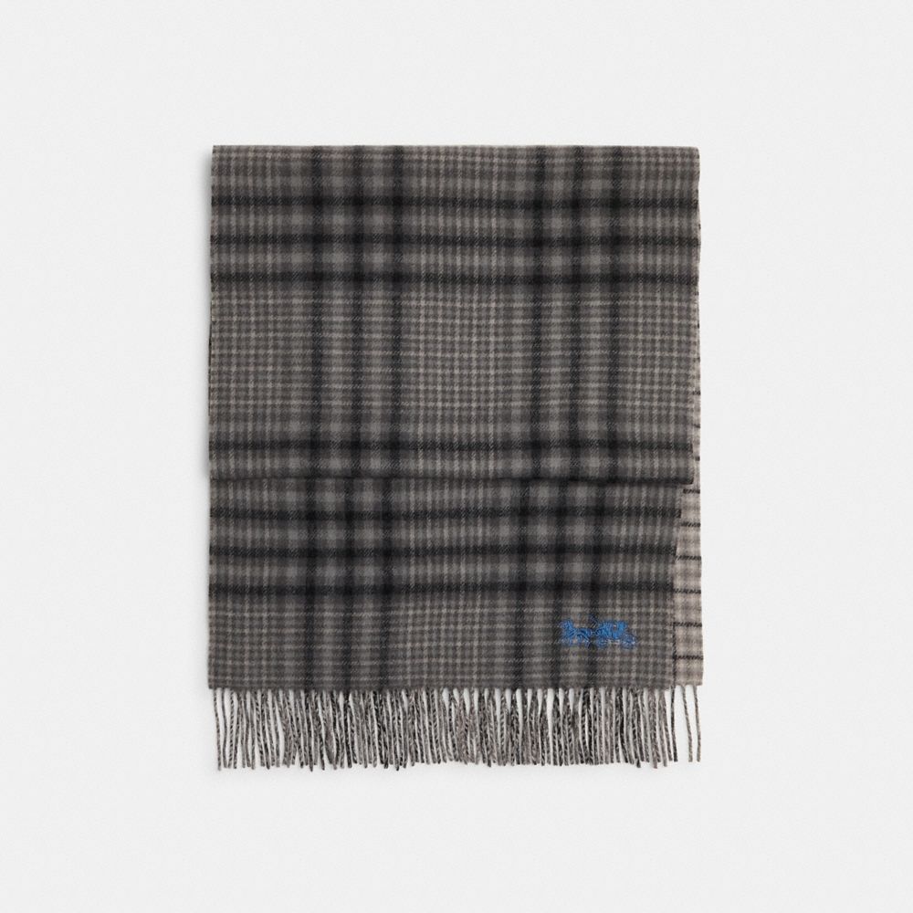 Coach Reversible Plaid Muffler - Preorder
