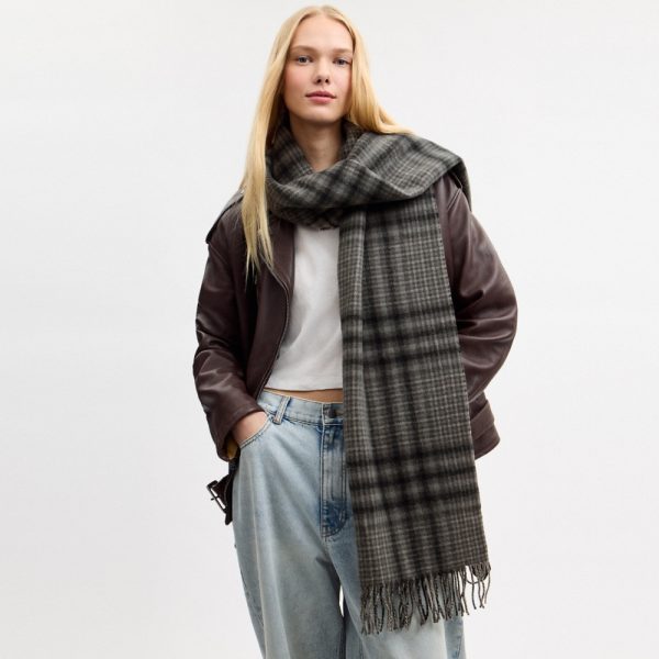 Coach Reversible Plaid Muffler - Preorder