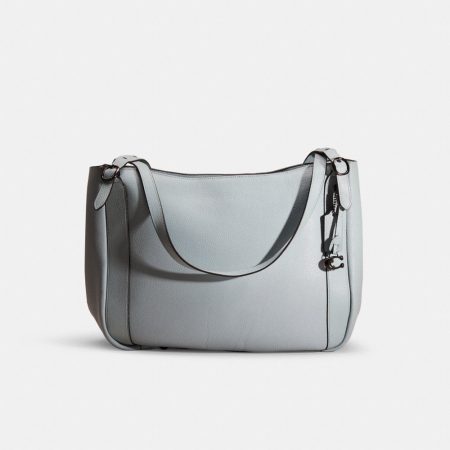 Coach Restored Alana Tote - Preorder — Pewter/Aqua