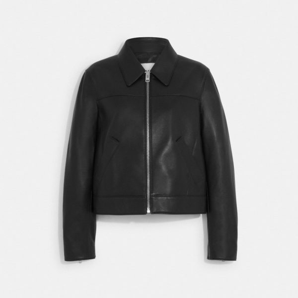 Coach Outlet Leather Jacket - Preorder