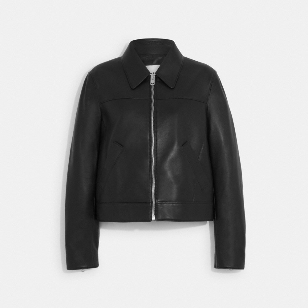 Coach Outlet Leather Jacket - Preorder