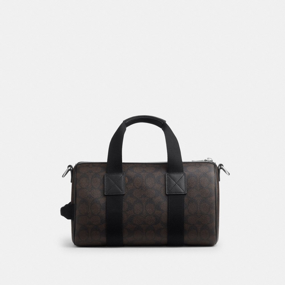 Coach Outlet Explorer Duffle Bag 28 In Signature Canvas With Patches - Preorder