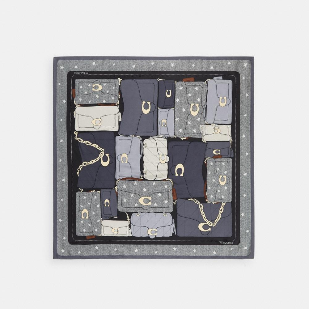 Coach Outlet Stacked Tabby Star Print Silk Square Scarf - Preorder