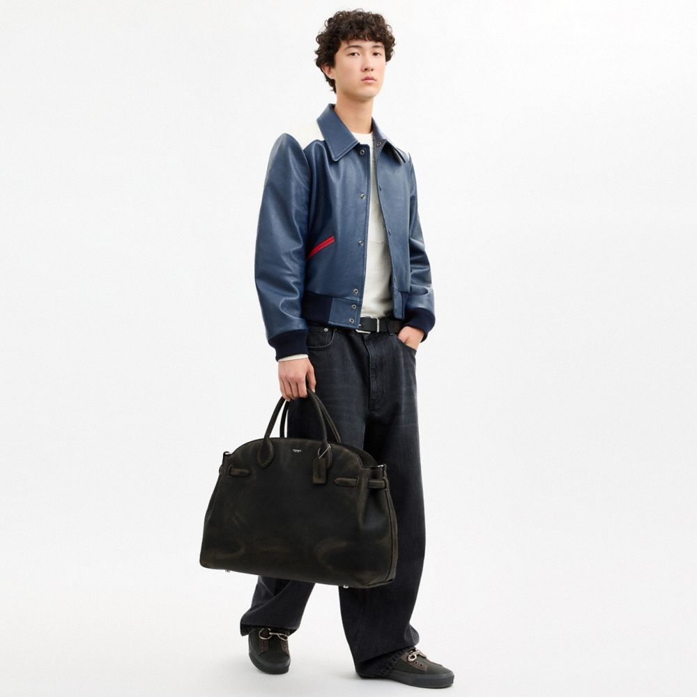 Coach Soft Empire Carryall Bag 48 In Loved Leather - Preorder