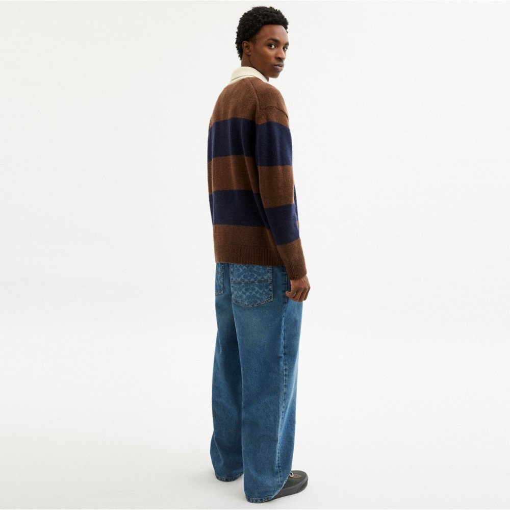 Coach Knit Rugby Polo Sweater - Preorder