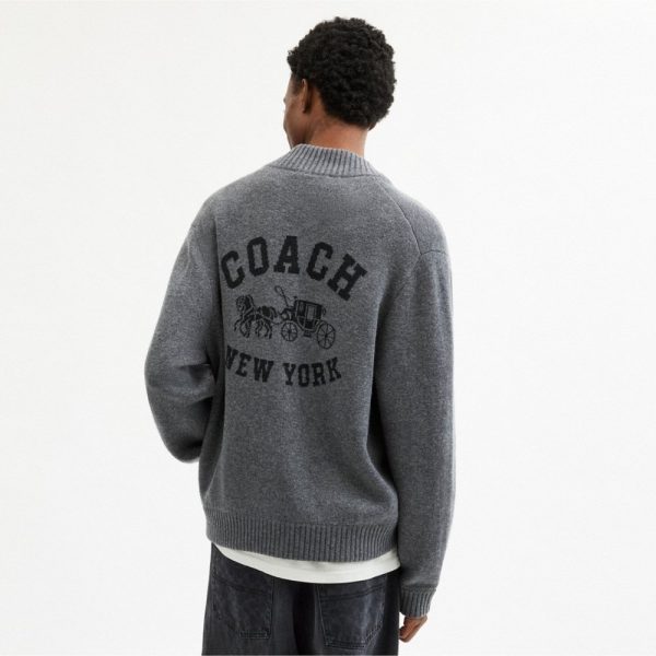 Coach Double Face Bomber Sweater - Preorder