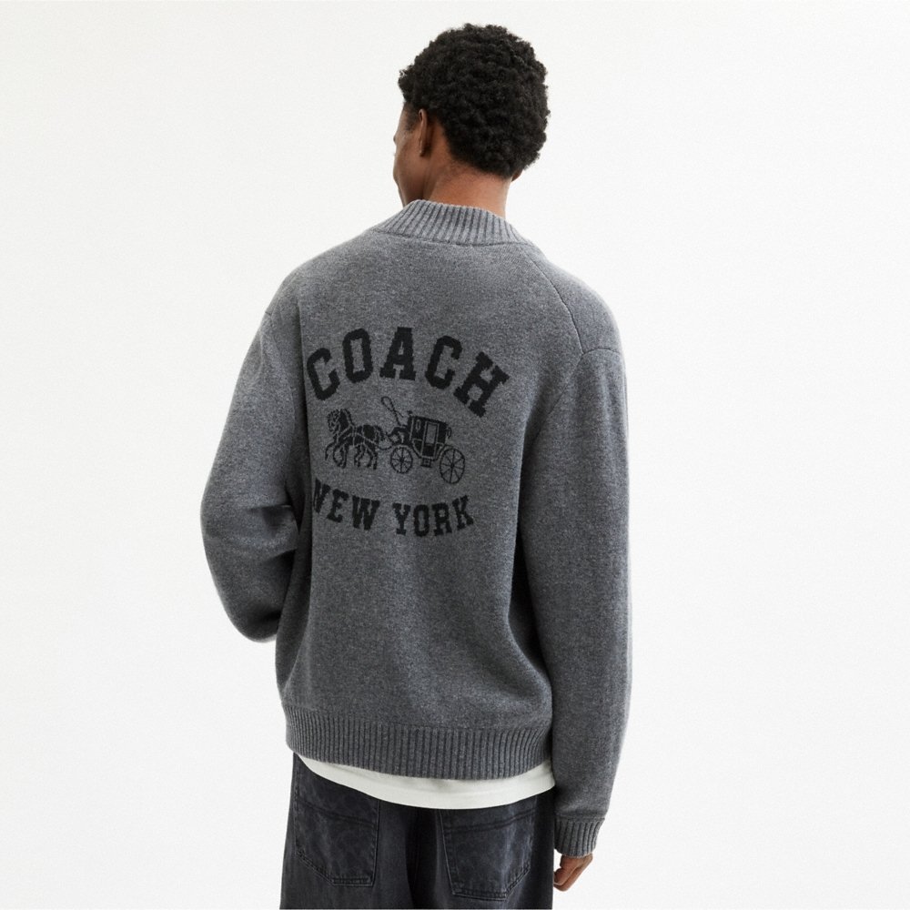 Coach Double Face Bomber Sweater - Preorder