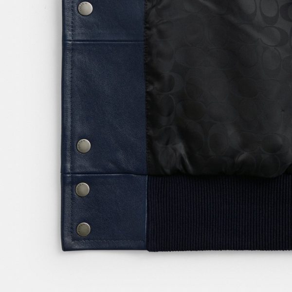 Coach Leather Varsity Jacket - Preorder