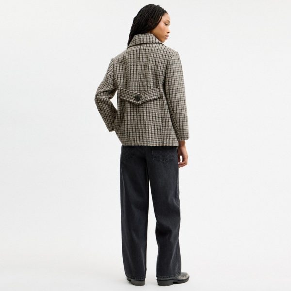 Coach Houndstooth Wool Coat - Preorder