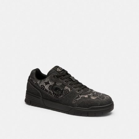 Coach Outlet Soho Sneaker With Crystal Signature - Preorder — Black