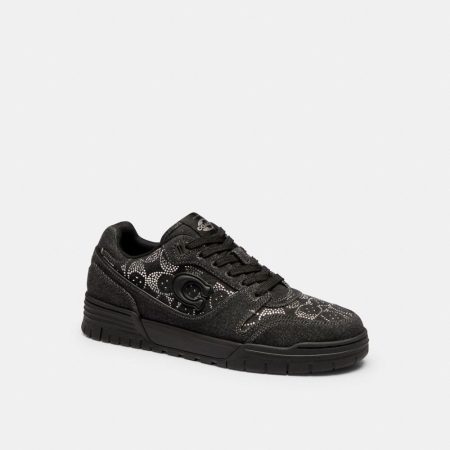 Coach Outlet Soho Sneaker With Crystal Signature - Preorder — Black