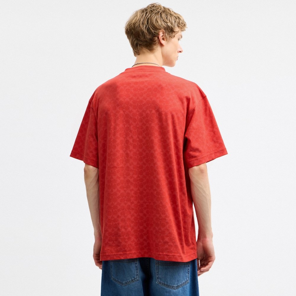 Coach Eagle Short Sleeve Relaxed T-Shirt In Organic Cotton - Preorder