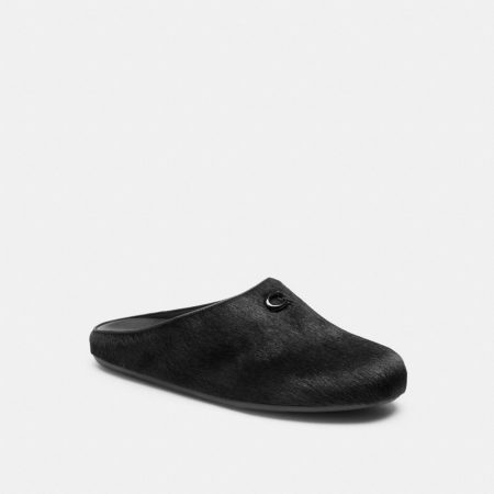Coach Outlet Sculpted C Soft Mule - Preorder — Black