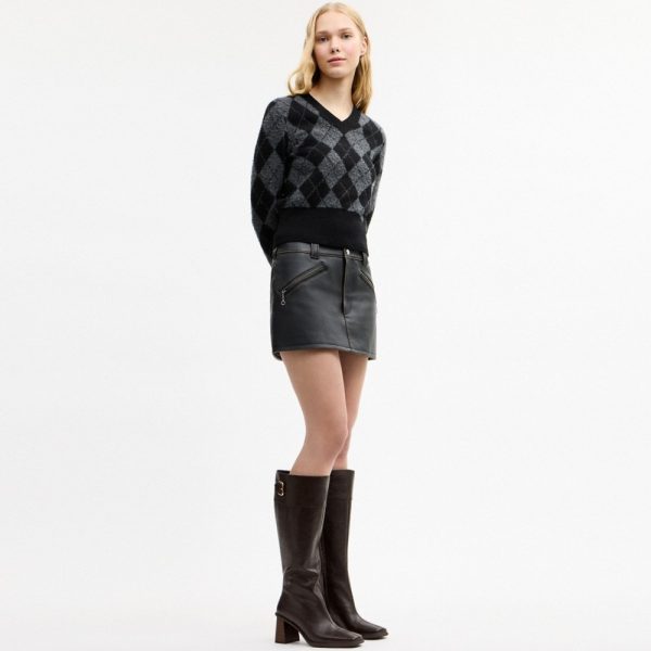 Coach Outlet Extended Calf Heeled Buckle Boot - Preorder
