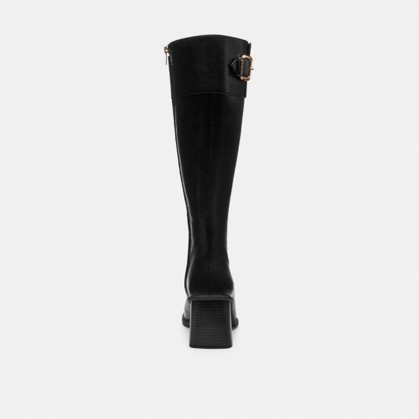 Coach Outlet Extended Calf Heeled Buckle Boot - Preorder