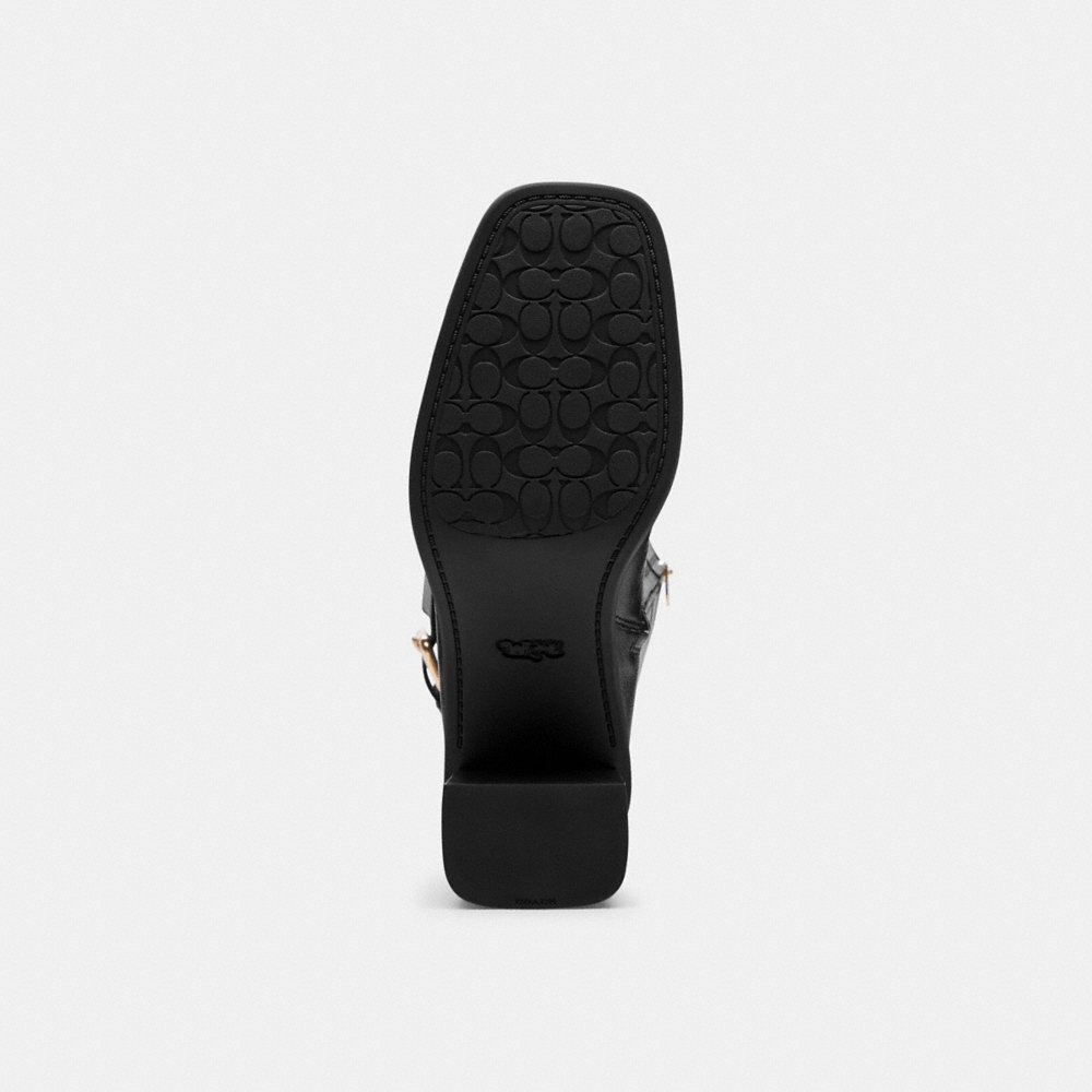 Coach Outlet Extended Calf Heeled Buckle Boot - Preorder