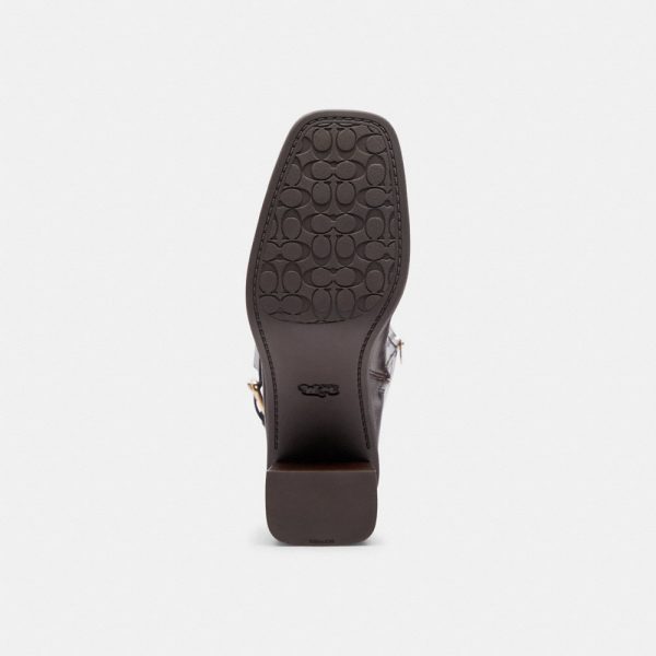 Coach Outlet Extended Calf Heeled Buckle Boot - Preorder