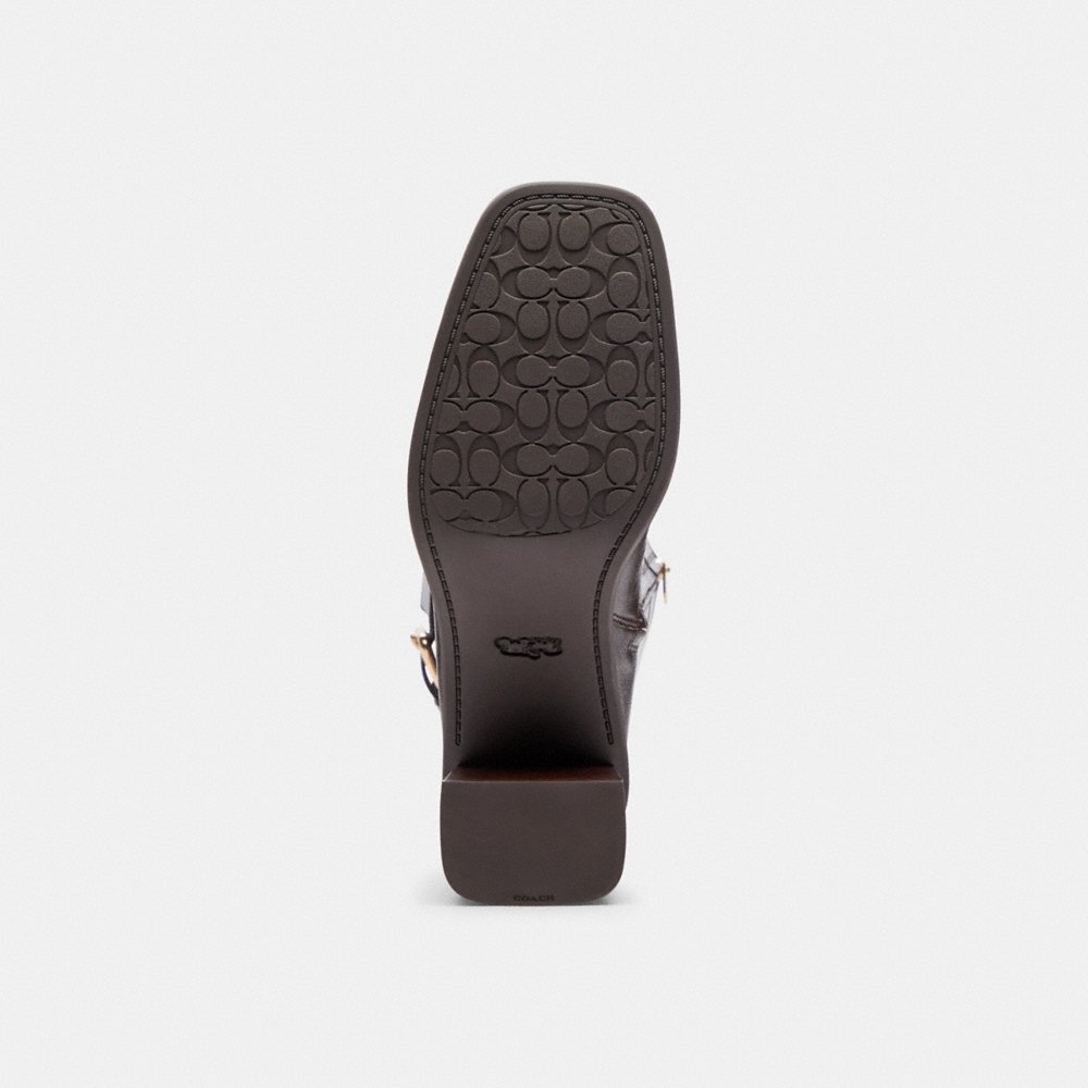 Coach Outlet Extended Calf Heeled Buckle Boot - Preorder