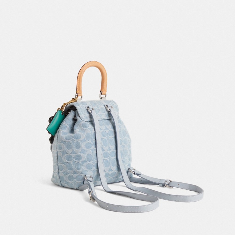 Coach Custom Riya Backpack 21 In Signature Denim - Preorder