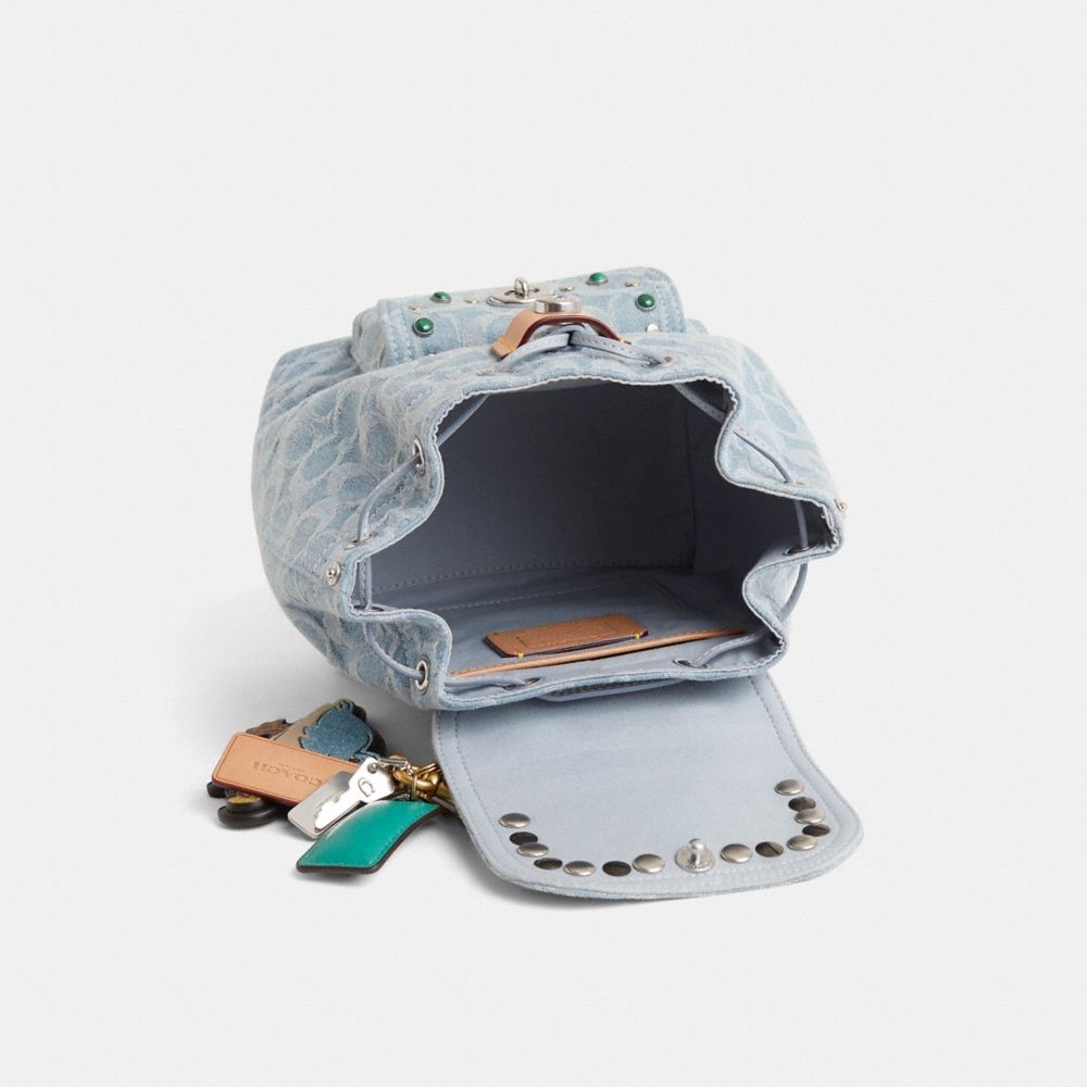 Coach Custom Riya Backpack 21 In Signature Denim - Preorder