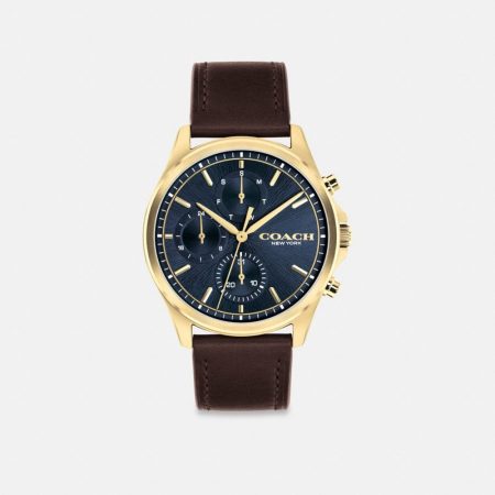 Coach Oliver Watch, 41MM - Preorder — Brown