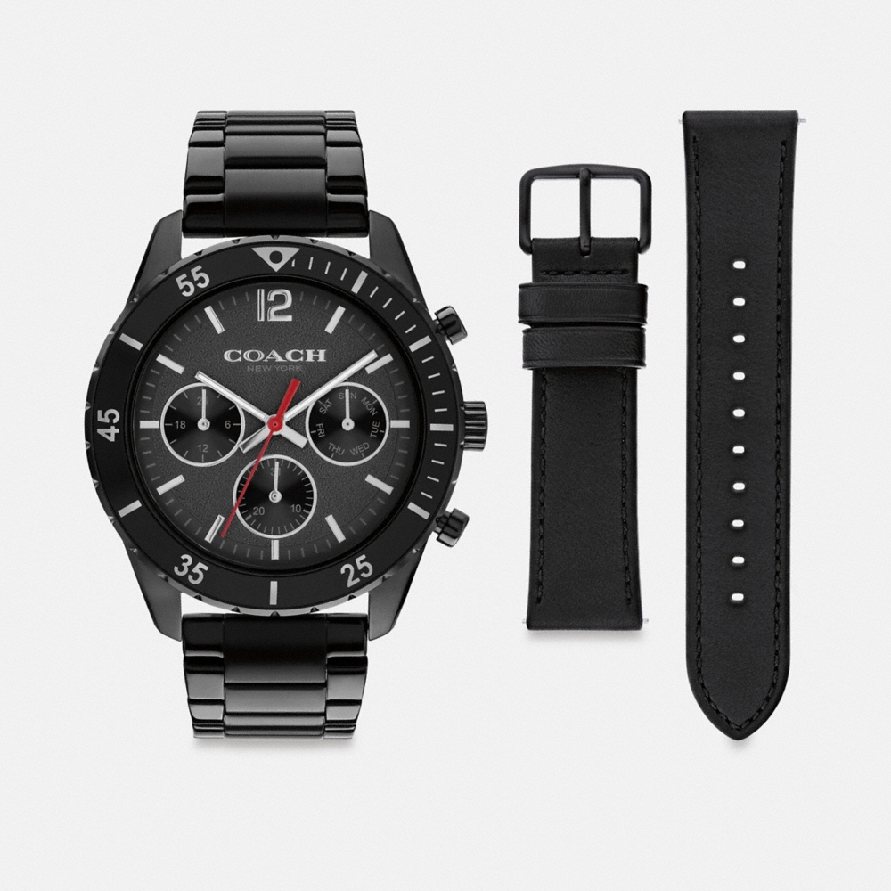 Coach Outlet Cole Chronograph Watch Gift Set, 44MM - Preorder