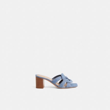 Coach Restored Nikki Sandal - Preorder — Indigo Denim