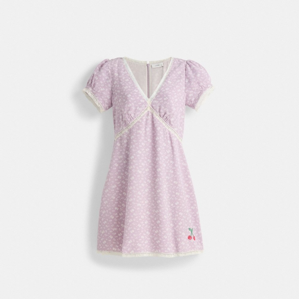 Coach Restored Floral V-Neck Dress - Preorder