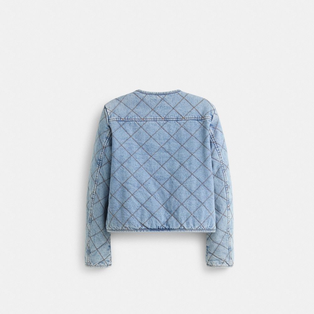Coach Restored Heritage C Quilted Denim Jacket - Preorder - Image 2