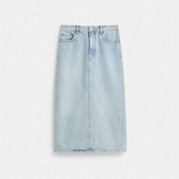 Coach Restored Long Denim Skirt - Preorder