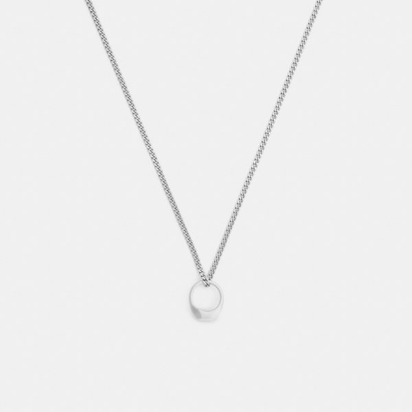 Coach Signet Ring Pendant Necklace - Preorder