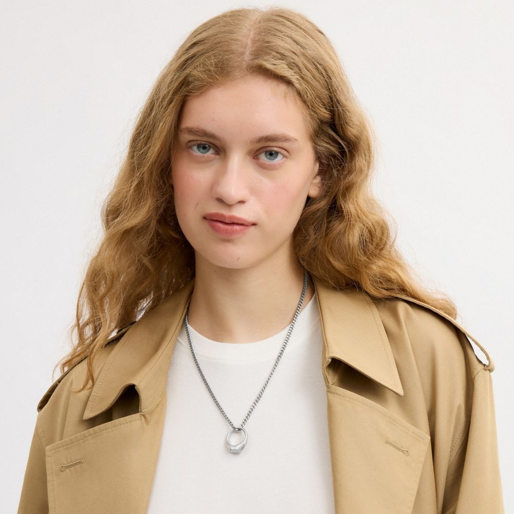 Coach Signet Ring Pendant Necklace - Preorder