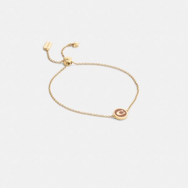 Coach Outlet Signature Enamel Coin Slider Bracelet - Preorder