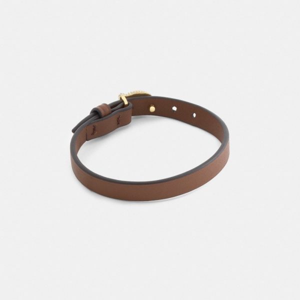 Coach Signature Pavé Leather Bracelet - Preorder