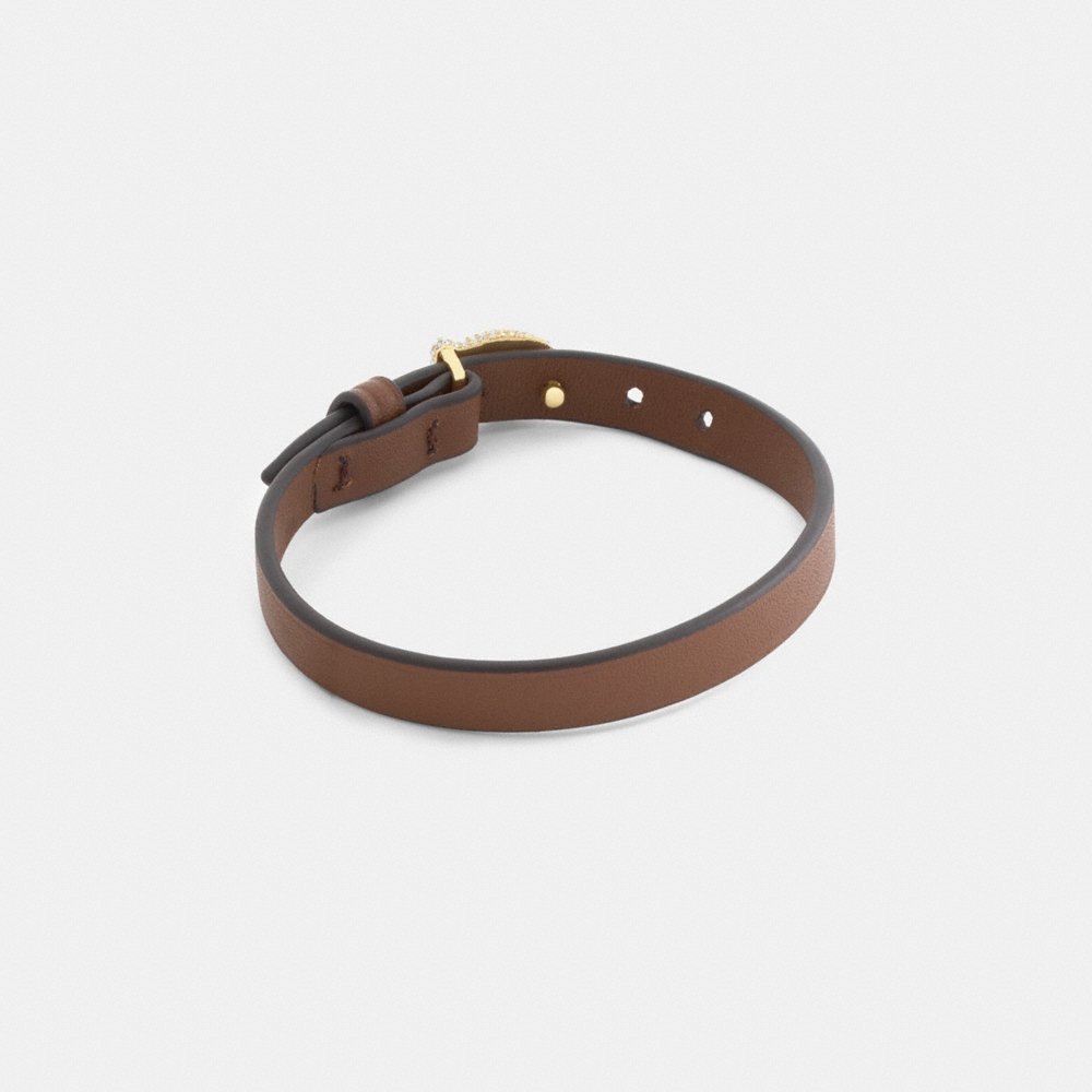 Coach Signature Pavé Leather Bracelet - Preorder
