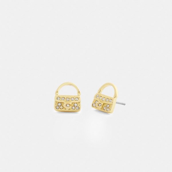 Coach Outlet Pavé Tabby Stud Earrings - Preorder