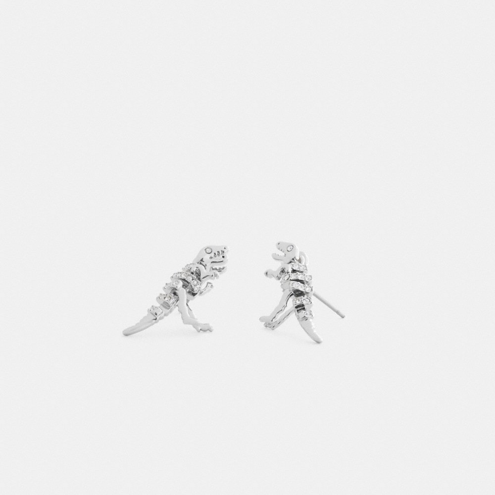 Coach Pavé Skeletal Rexy Stud Earrings - Preorder