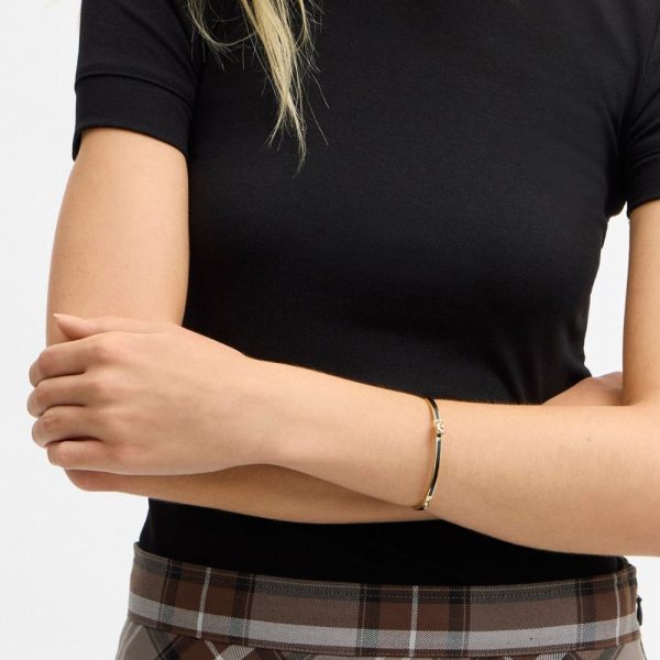 Coach Outlet Moon Charm Enamel Thin Hinged Bangle - Preorder