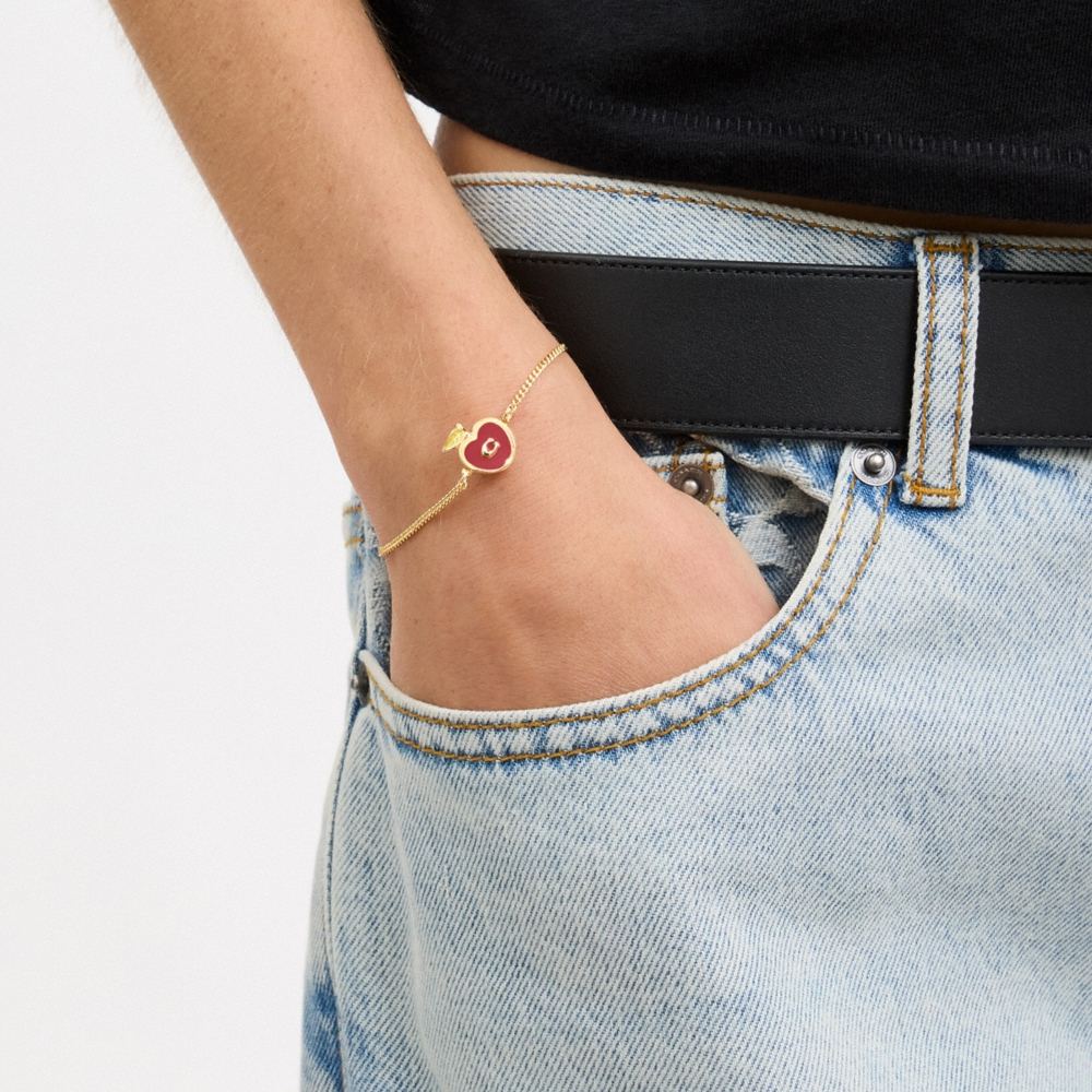 Coach Outlet Signature Apple Slider Bracelet - Preorder