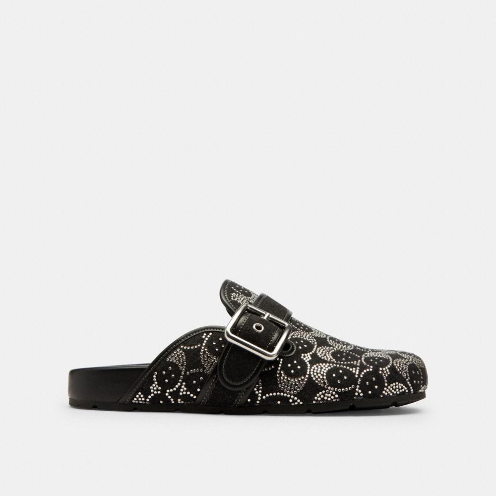 Coach Archival Buckle Clog With Crystal Signature - Preorder