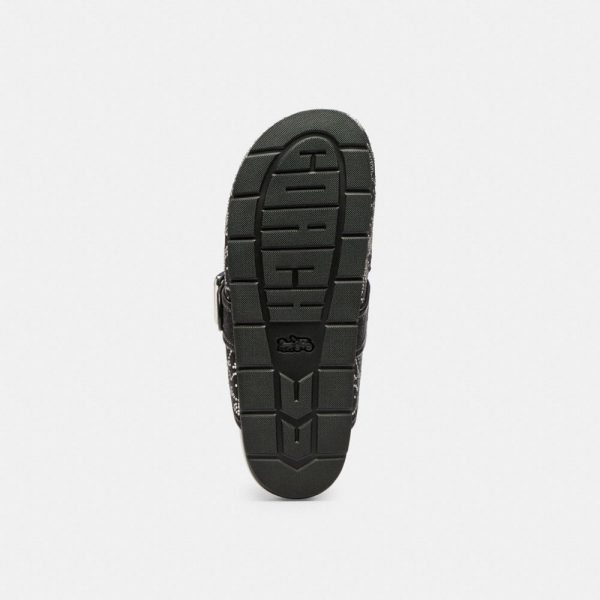 Coach Archival Buckle Clog With Crystal Signature - Preorder