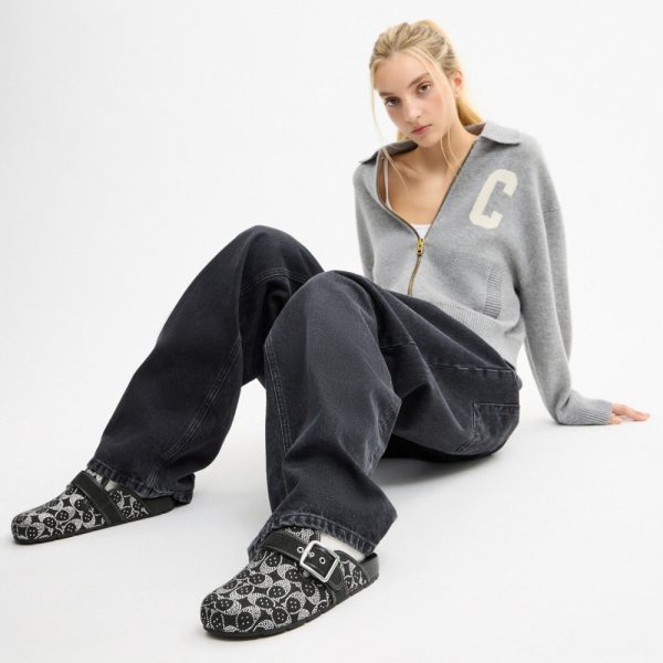 Coach Archival Buckle Clog With Crystal Signature - Preorder