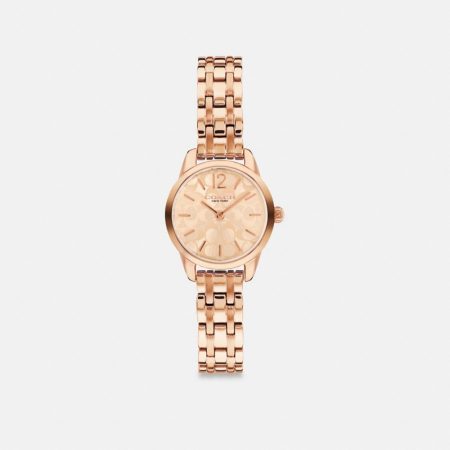 Coach Outlet Mini Olivia Watch, 22MM - Preorder — Rose Brass