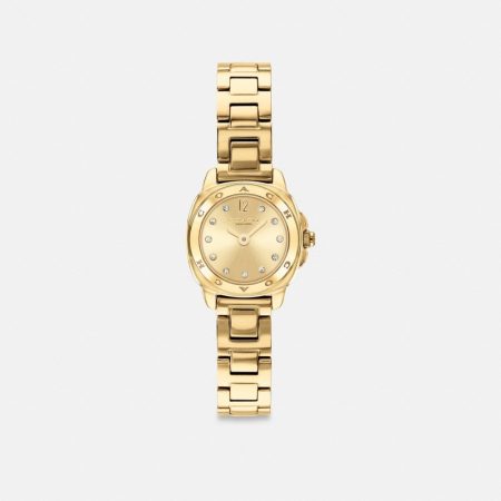 Coach Mini Kitt Watch, 21MM - Preorder — Brass