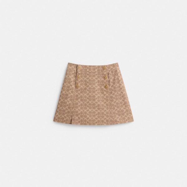Coach Restored Signature Short Skirt - Preorder