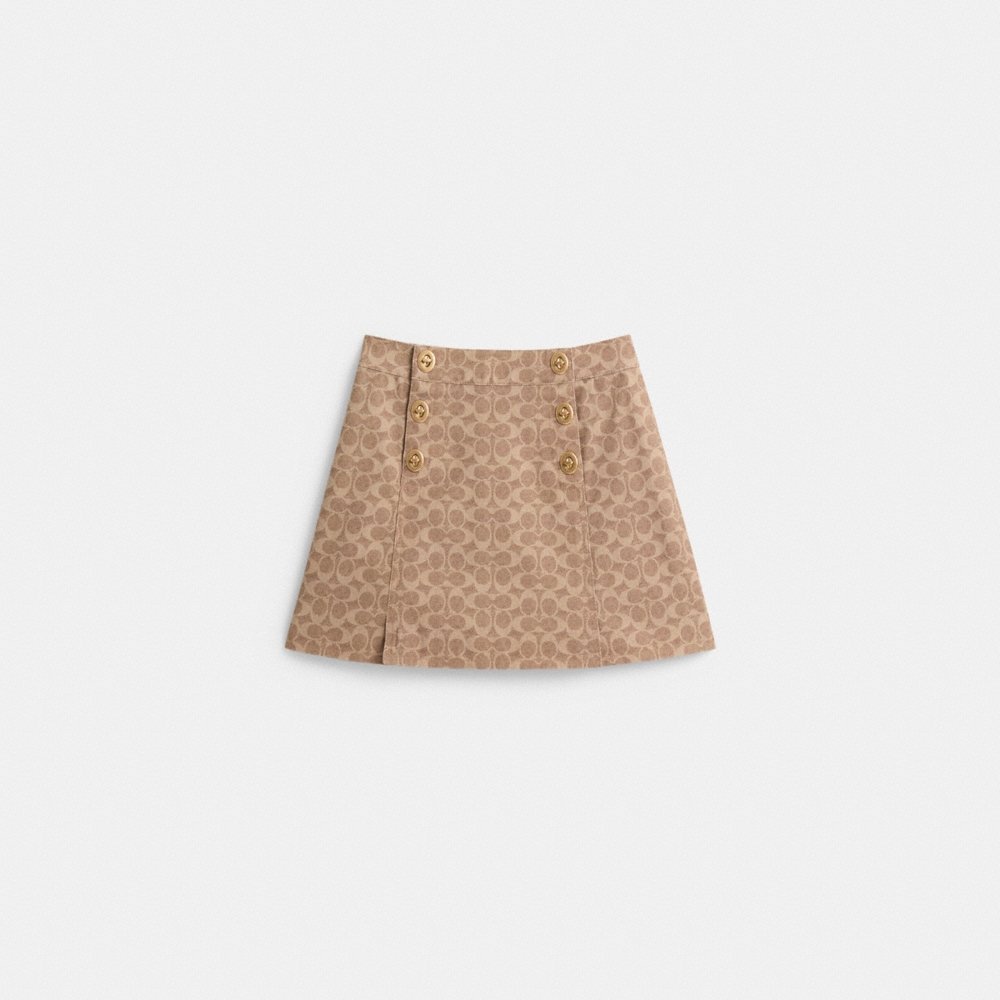 Coach Restored Signature Short Skirt - Preorder