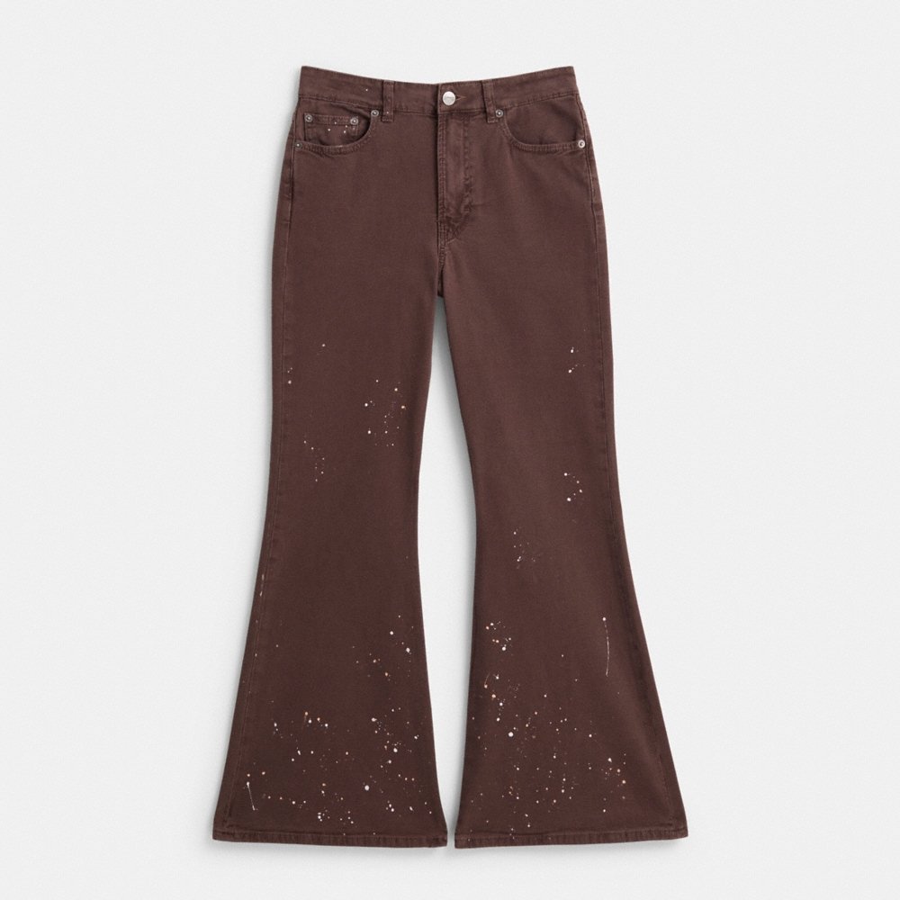 Coach Restored Canvas Boot Cut Jeans - Preorder