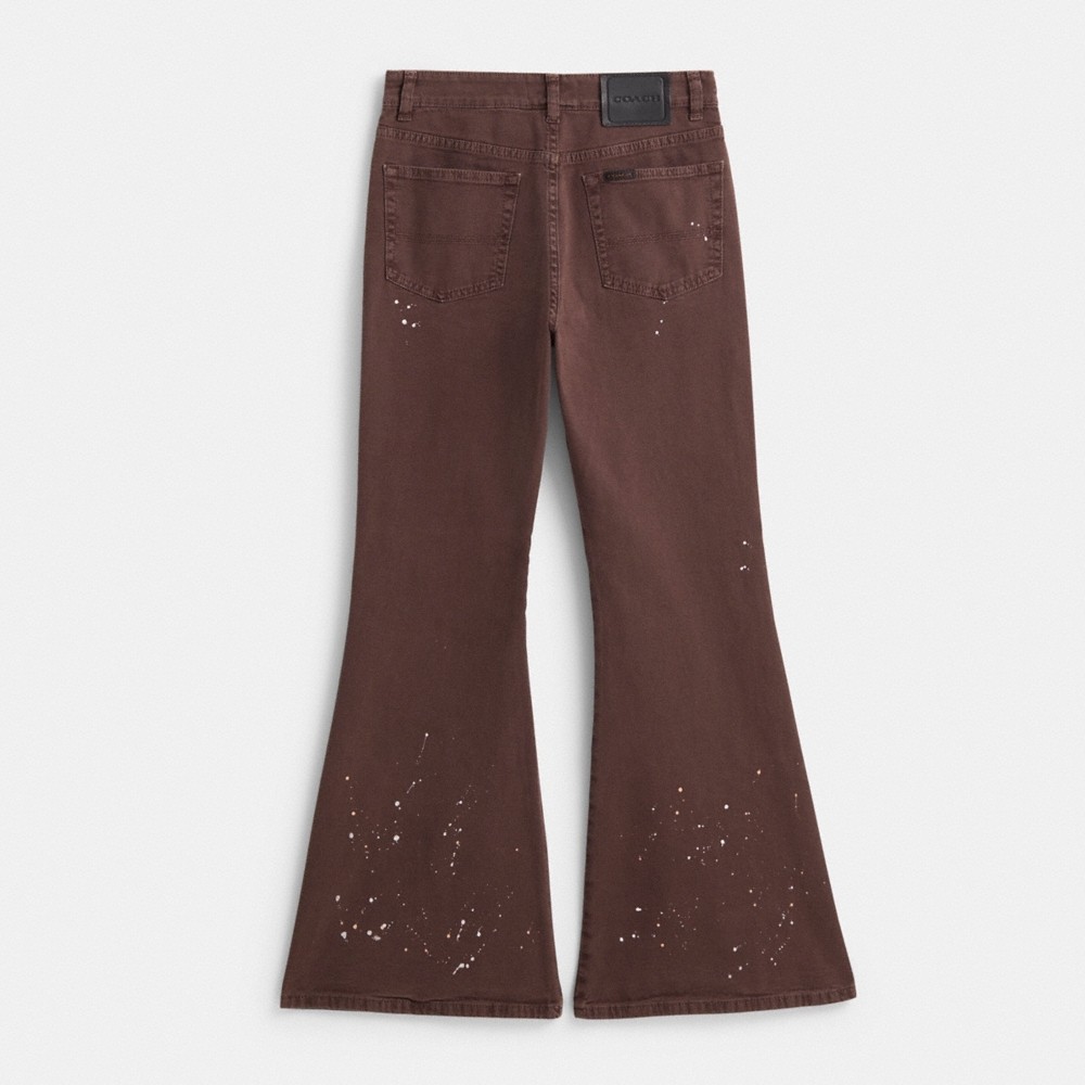 Coach Restored Canvas Boot Cut Jeans - Preorder