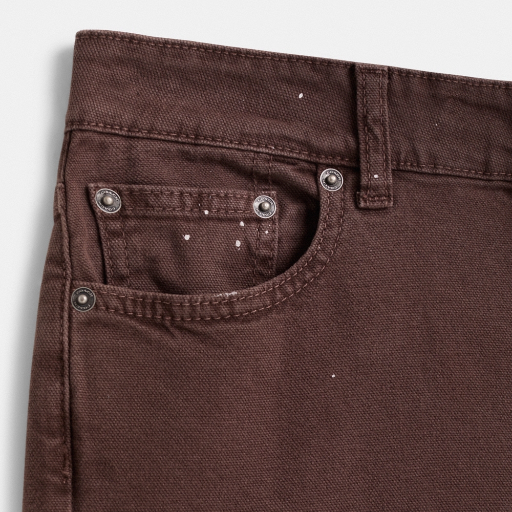 Coach Restored Canvas Boot Cut Jeans - Preorder